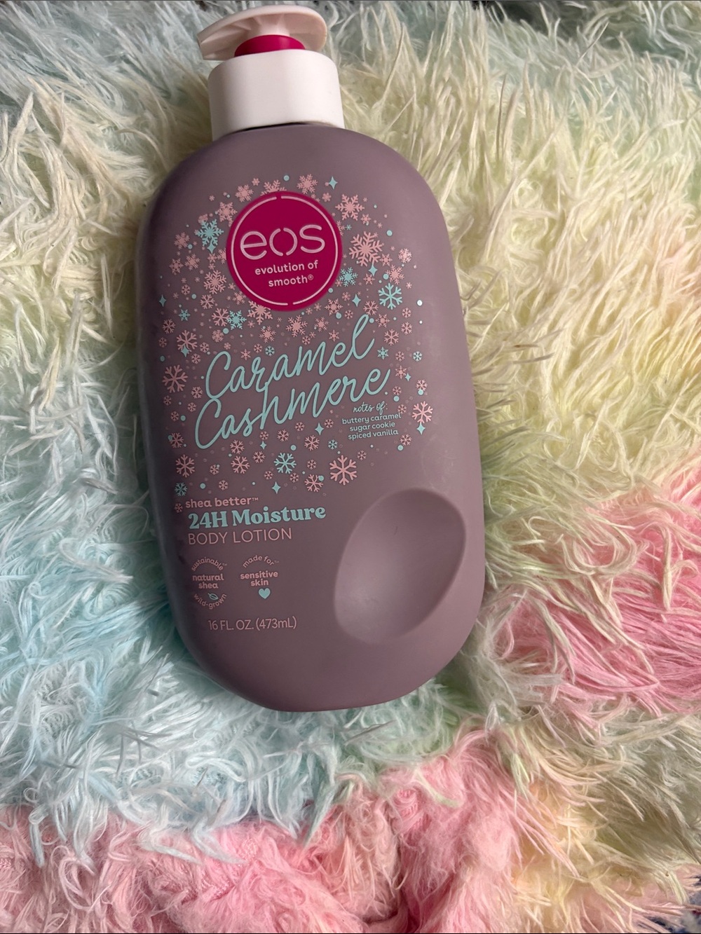 eos Caramel Cashmere Body Lotion